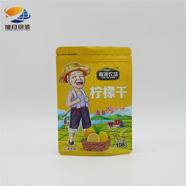 檸檬干自立拉鏈袋